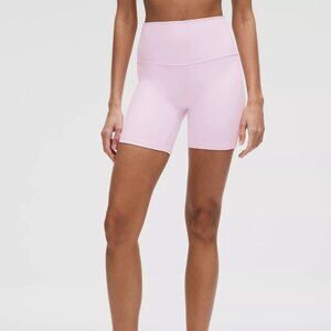 Lululemon Align™ High-Rise Short 6" in Pink Organza Size 6 BNWT